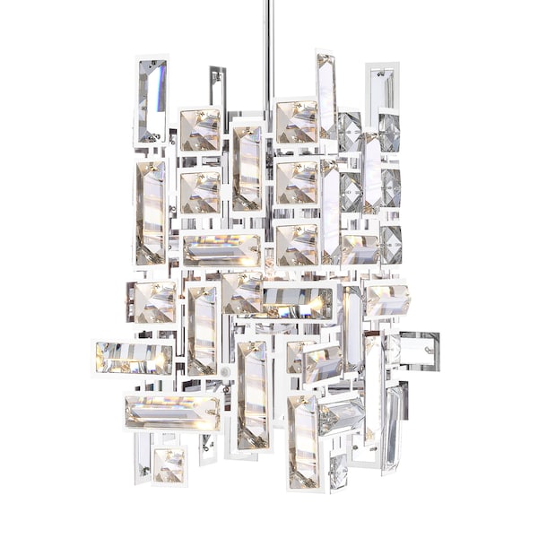 Arley 1 Light Mini Chandelier With Chrome Finish